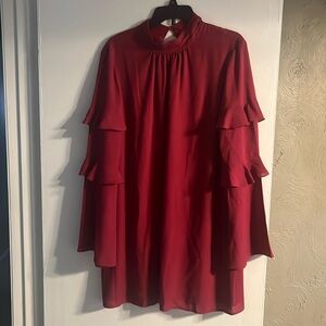 Beautiful deep red dress